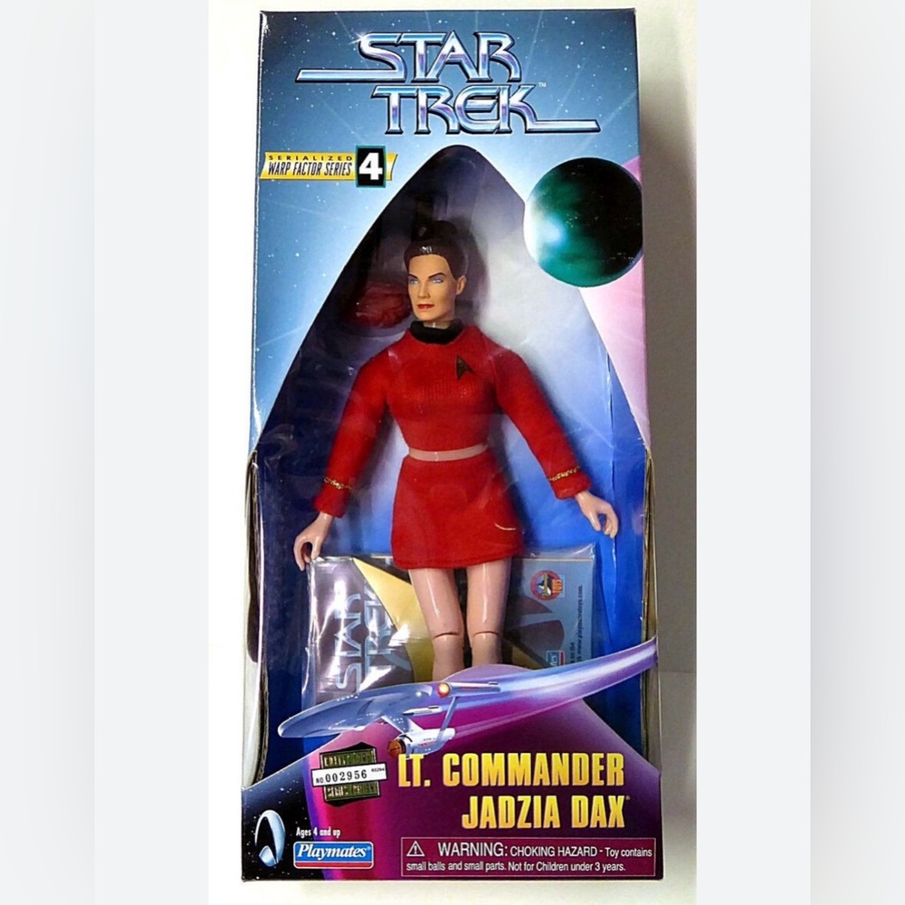 Star Trek Lt. Commander Jadzia Dax 9" Action Figure Playmates NEW